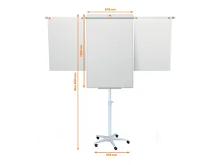 Flipover Nobo Classic mobiel staal 100x70cm - 7