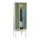 locker met bank,HxBxD 2150x600x500mm,2vak,RAL7035,front RAL6011