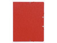 Elastomap zonder kleppen A4, Karton, Rood