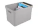 Sigma Home opbergbox 18L grijs - 35x24,6x24,3cm