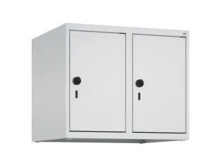 opzetkast,v. locker,2vak.,vak B 300mm,HxBxD 500x600x500mm,vleugeldeur - 1