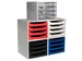 Ladenblok Ecobox 4 Laden Grijs A4+