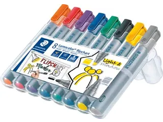 merkstift Lumocolor Flipchart 8 stuks - 3