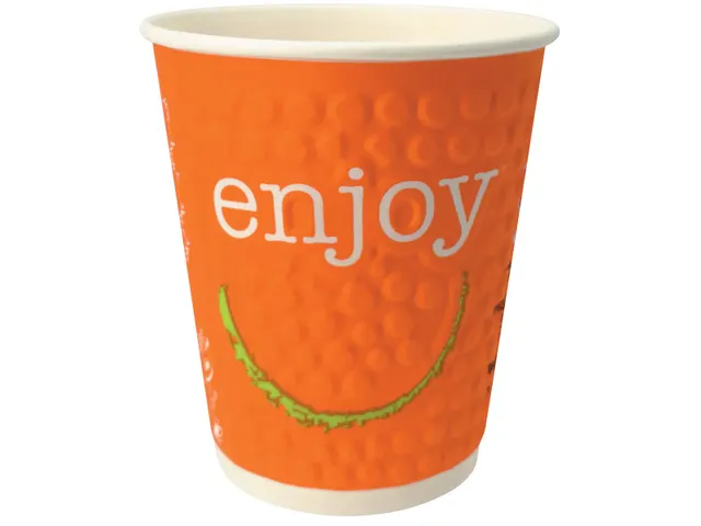 Drinkbeker karton warme dranken 200 ml assorti 37 stuks