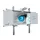 Projectiebord vijfvlaks 128x201cm kolom mat wit Extraflat touch finger