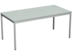 Bureau Hxbxd 720x1600x800mm Bladdecor Lichtgrijs Frame Ral9006