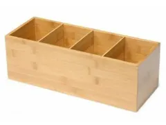 Duni Servet Dispenser 36x14cm Bamboe 2 stuks