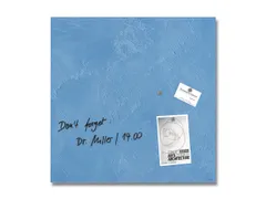 Glas Magneetbord Sigel Artverum Blue Structure mat 48x48cm
