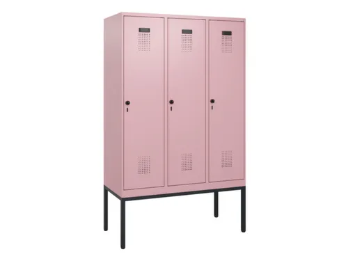 schoollocker,HxBxD 1950x1200x500mm,3vak,vak B 400mm,draaigrendel