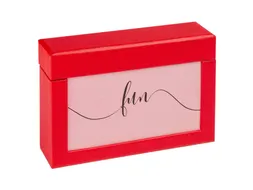 Fotobox walther design Fun 10x15cm 100 foto's rood