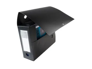 Klasseerdoos PP opaa k rug 100mm zwart - 4
