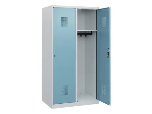 schoollocker,HxBxD 1530x800x500mm,2vak,vak B 400mm,cil.-slot