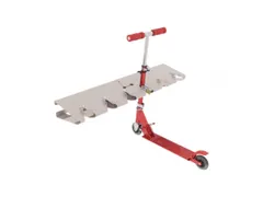 Steprek voor 6 steppen L 990mm eenzijdig RAL7044