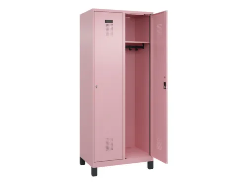 locker,HxBxD 1950x800x500mm,2vak,vak B 400mm,cil.-slot,voeten