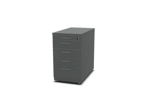 stationair ladeblok 740x430x800mm 4 laden materiaallade MS-donkergrijs