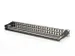 Modulair Patchpaneel 48-poorts Tekstveld 1U Rackmontage Zwart RAL 9005