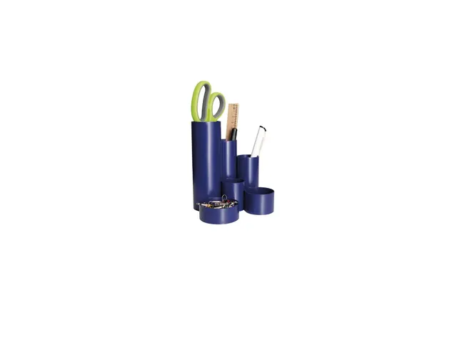 Pennenkoker MAUL Tubo blauw 6-vaks Ø150x125mm