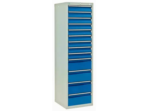 ladekast,HxBxD 1800x500x500mm,13lade(n),centr. vergrendeling