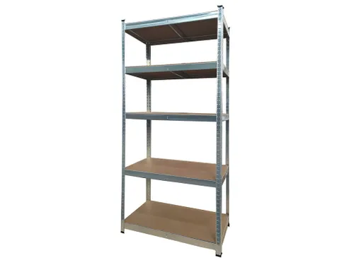 Stellingkast BRASQ 5 borden 90x40x180cm SU175 max 875 KG zilver