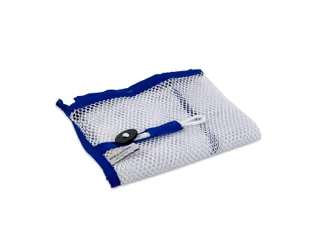 Wasnet wit met blauwe rand blauw 60x80cm - 1