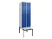 locker voor scheiding van kleding,HxBxD 2120x600x815mm,2vak