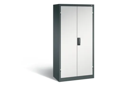 acculaadkast 1950x930x500mm 15stekkerdozen 230V ventilator fr. RAL7035