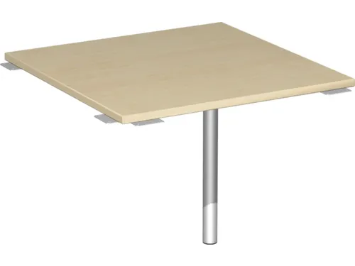 koppelelement voor bureau,90 °,HxBxD 680-820x800x800mm,blad esdoorn