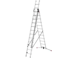 multifunctionele telescoopladder,3x12,sporten,balk L 8,07m,aluminium