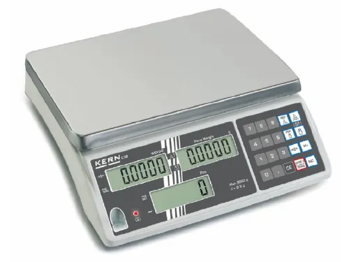 Tel- En Gewichtsweegschaal Weegplaat 300X225Mm 0-6Kg Afleesbaar 0,5G