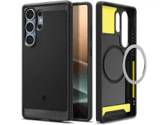 Rugged Armor MagFit Samsung Galaxy S25 Ultra Hoesje Mat Zwart