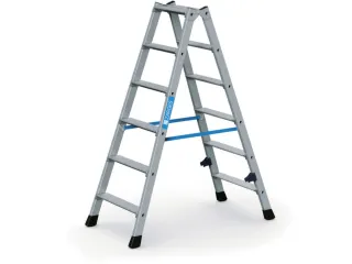Boktrap Aluminium L 1 37M 2X6Treden Dubbelzijdig - 4