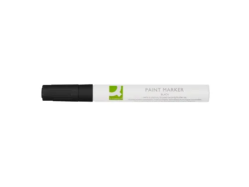 Q-CONNECT Paintmarker op oliebasis ronde punt 2-3mm Zwart