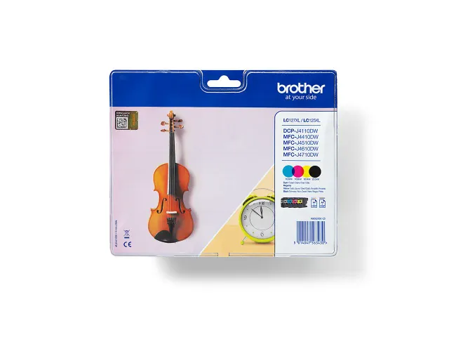 Brother LC-127XL Valuepack Inktcartridges Zwart + Kleur XL