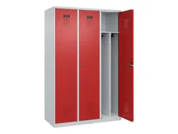 locker voor scheiding van kleding,HxBxD 1850x1200x500mm,3vak