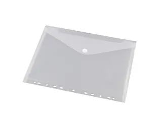 Enveloptas HF2 A4 240x310mm 11-gaats PP transparant wit - 1