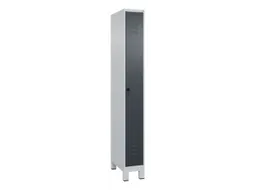 locker,HxBxD 1950x250x500mm,1vak,vak B 250mm,draaigrendel,voeten