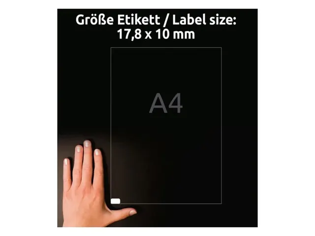 Etiquette ILC Avery 17,8x10mm blanche NP 25 feuilles 270 etiquettes pa