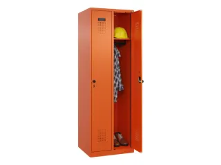 locker,HxBxD 1850x600x500mm,2vak,vak B 300mm,draaigrendel - 1