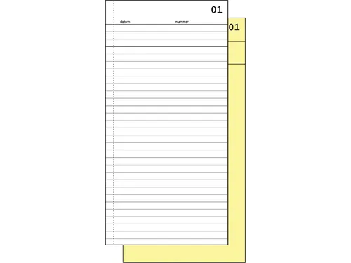 Commissieboek Expres SI-30020 210x105mm 50x2vel