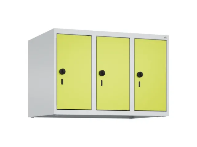 opzetkast,v. locker,3vak.,vak B 250mm,HxBxD 500x750x500mm,vleugeldeur