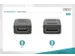 HDMI-adapter type A Bu/Bu UHD 4K@60Hz Zwart