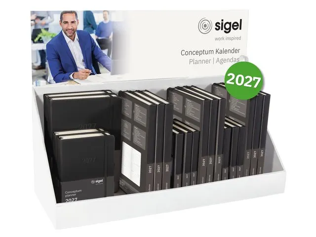 Inhoud agenda's Conceptum 2027 HC display SP043 Topper ST216 meebestel