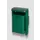 Afvalbak 40 Liter Wand/Paal Dak Mosgroen