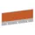 baliepaneel bureau aanbouw achter MP-lichtgrijs BN3012-oranje 1200mm