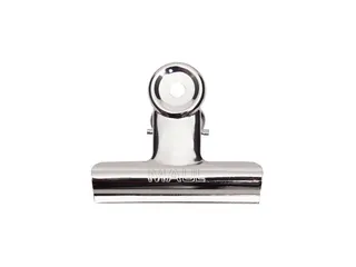 Papierklem MAUL Bulldog 70mm capaciteit 40mm zilver - 1
