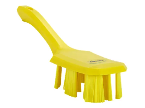 UST 4179-6 afwasborstel geel harde vezels korte steel 70x260m