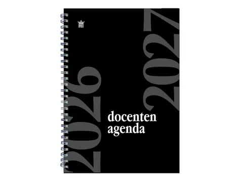Schoolagenda 2026-2027 Ryam docenten 7dagen/2pagina's spiraal zwart