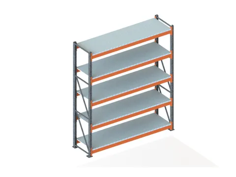 Breedvakstelling Basisveld Hxbxd 3300x2870x800mm 5 Stalen Legborden