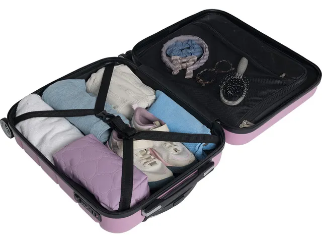 Koffer Beckmann Infinity roze