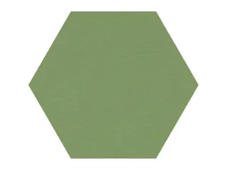 Prikbord Zeshoek Groen Kleur 2213 Bulletin Paneel Ø 60cm frameloos - 1